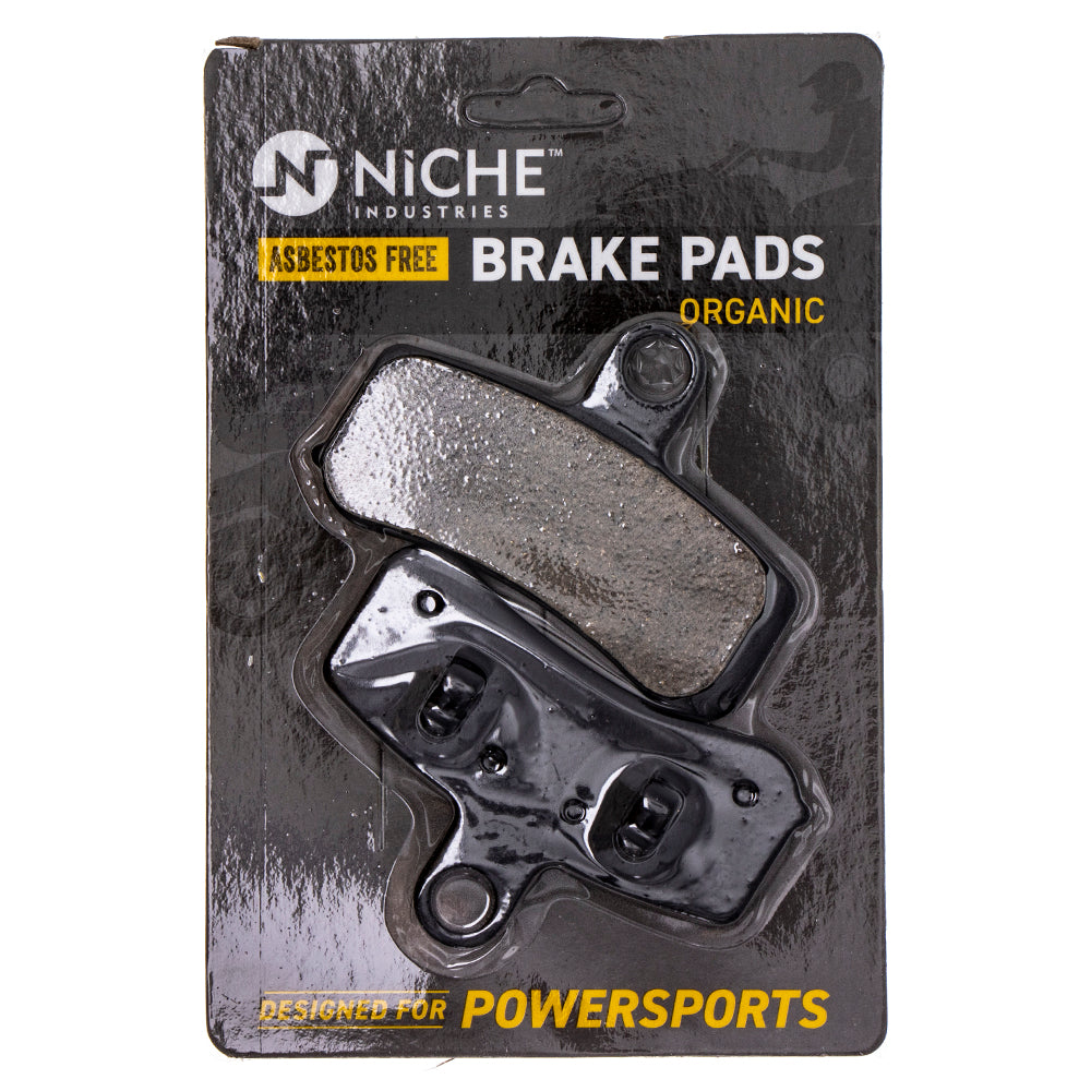 Front Organic Brake Pad Set for Harley Davidson Softail Rocker Night Heritage NICHE 519-KPA2405D
