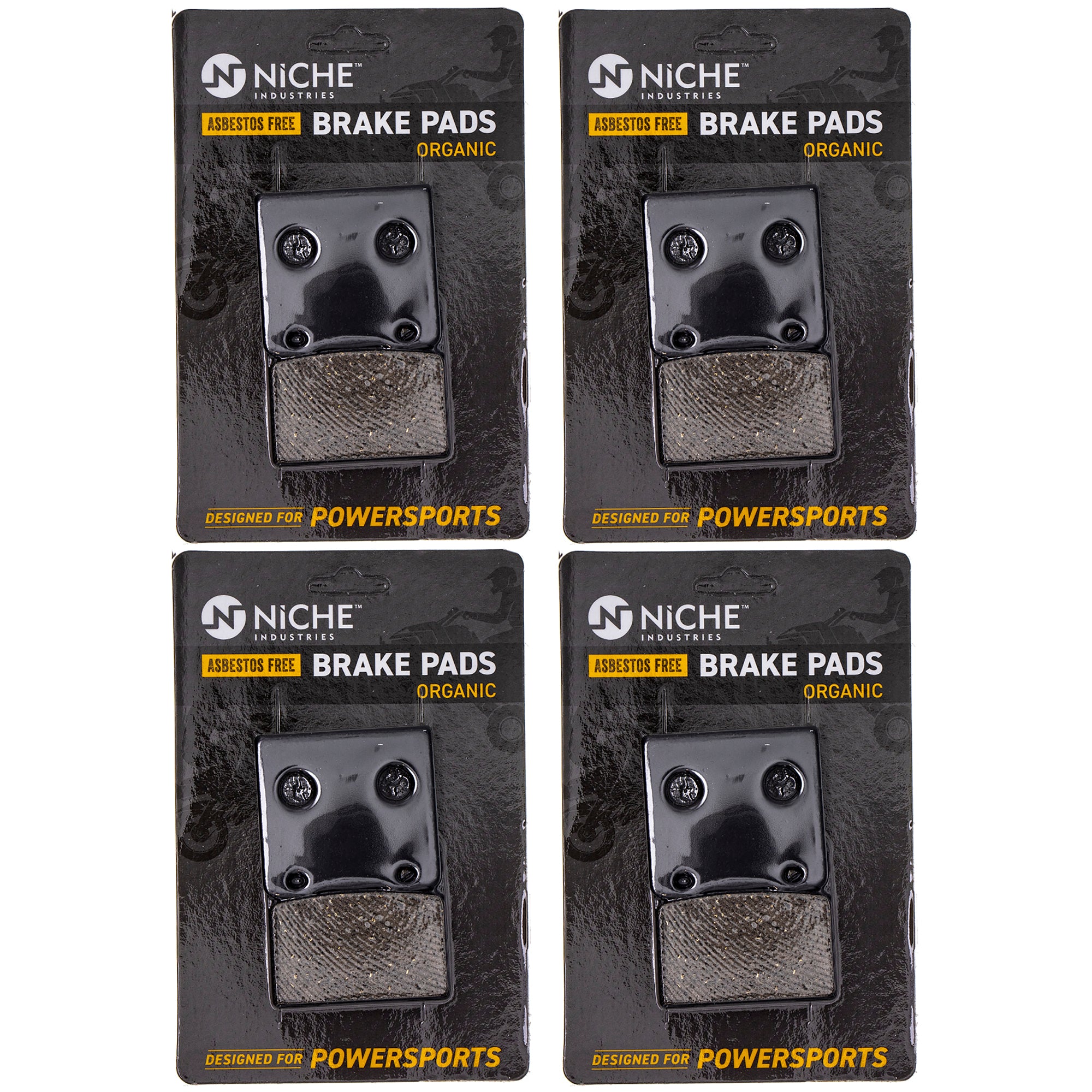 Brake Pad Set (Front & Rear) 4-Pack for zOTHER Suzuki Intruder Cavalcade 59100-38820 NICHE 519-KPA2407D