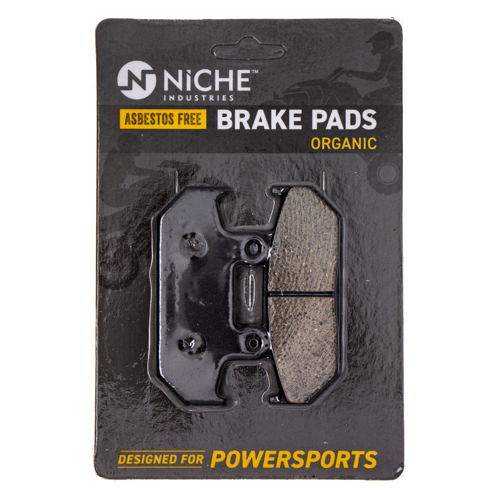 Front Organic Brake Pad Set for zOTHER Honda Goldwing 45106-MT8-305 06455-MT8-405 NICHE 519-KPA2409D