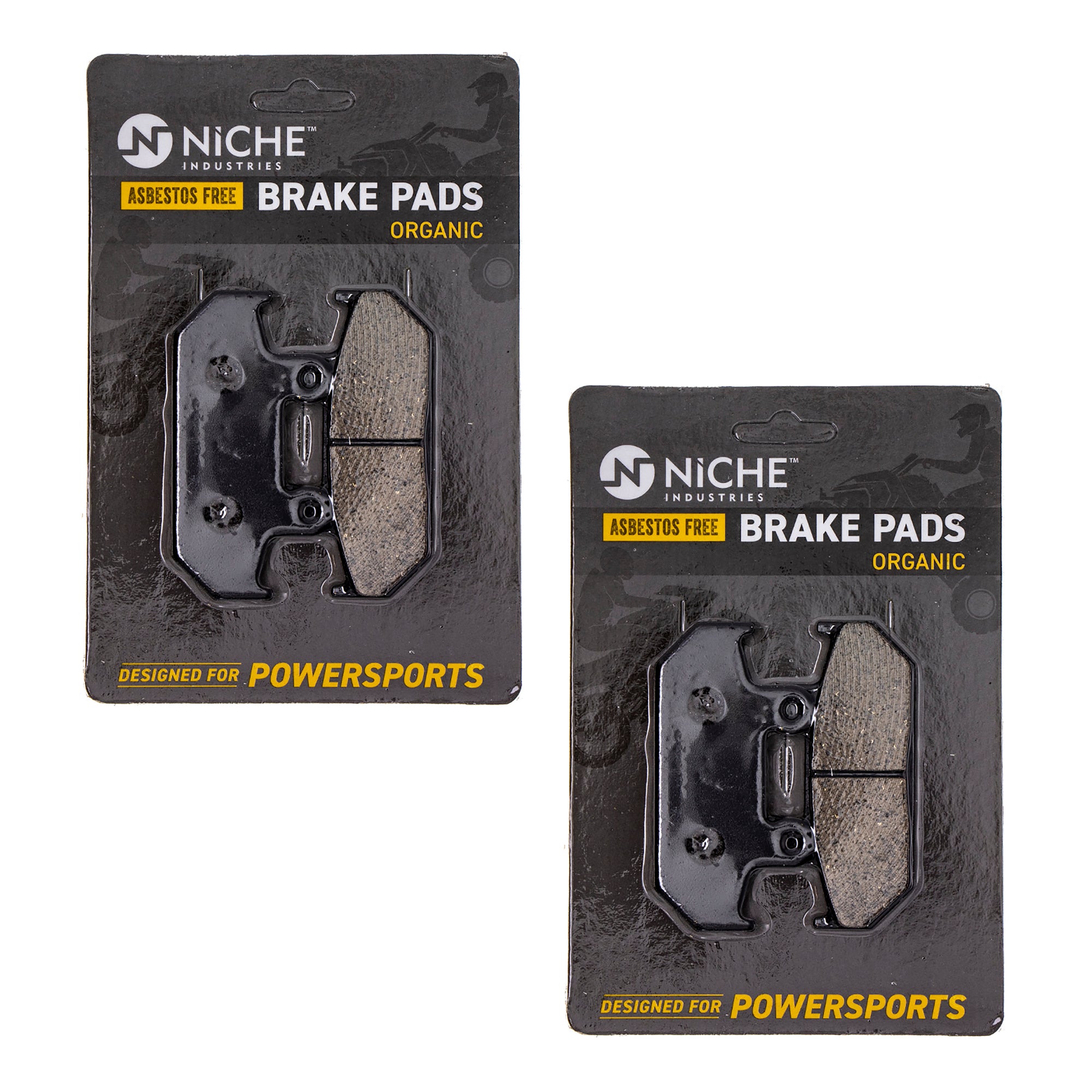NICHE MK1002733 Brake Pad Kit Front/Rear for zOTHER Honda Goldwing