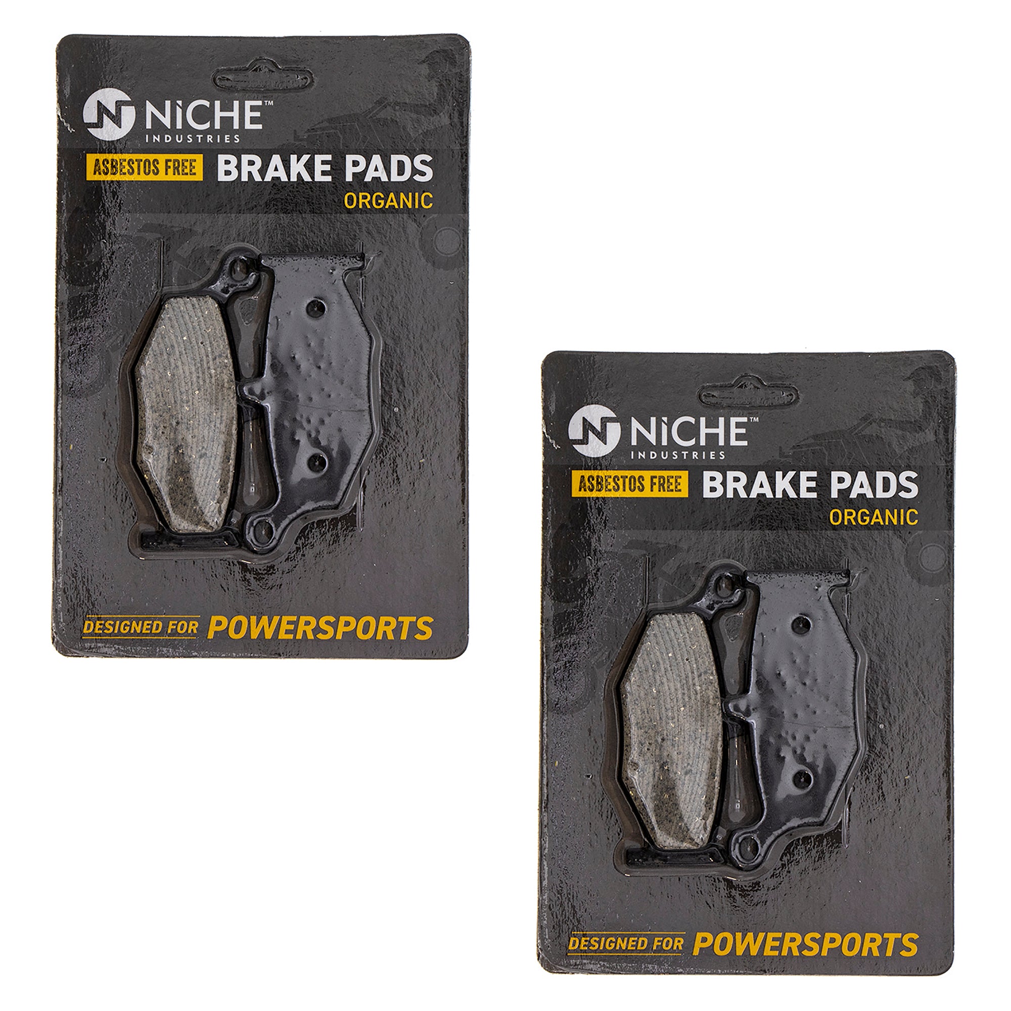 Rear Brake Pads Set 2-Pack for Suzuki Vstrom Hayabusa GSXR750 GSXR600 69100-15820 NICHE 519-KPA2413D