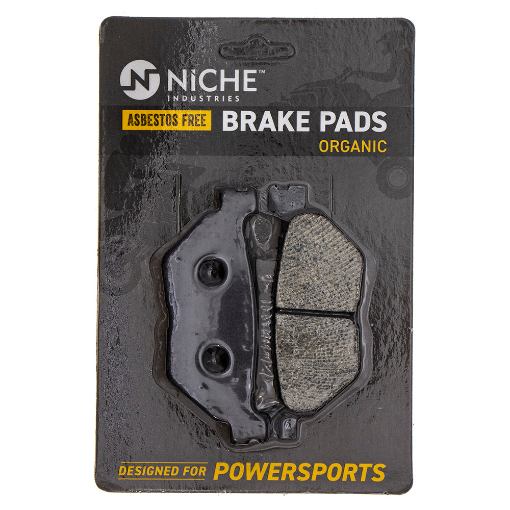 Rear Organic Brake Pad Set for zOTHER Yamaha Vmax V Super Stryker 3D8-25806-00-00 NICHE 519-KPA2414D