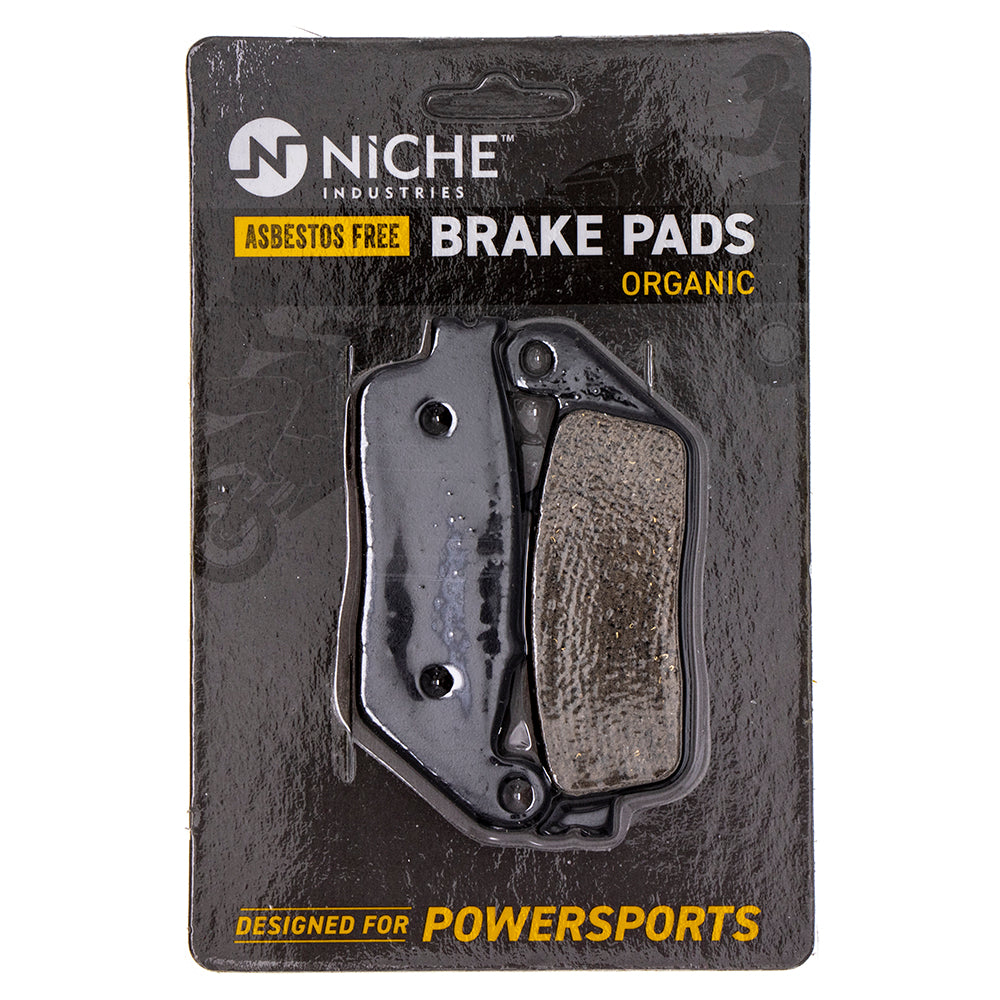 Front Rear Organic Brake Pad Set for zOTHER Suzuki Kawasaki Honda BMW Versys ST1100 NICHE 519-KPA2416D