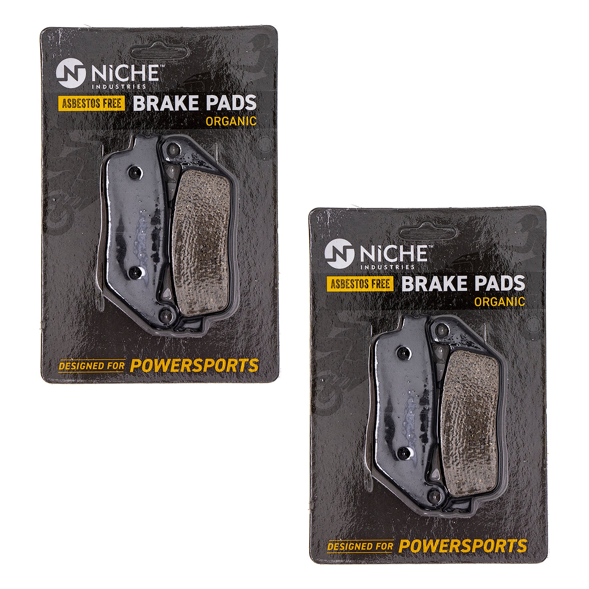 Brake Pad Set (Front & Rear) 2-Pack for zOTHER Suzuki Kawasaki Honda BMW Versys ST1100 NICHE 519-KPA2416D