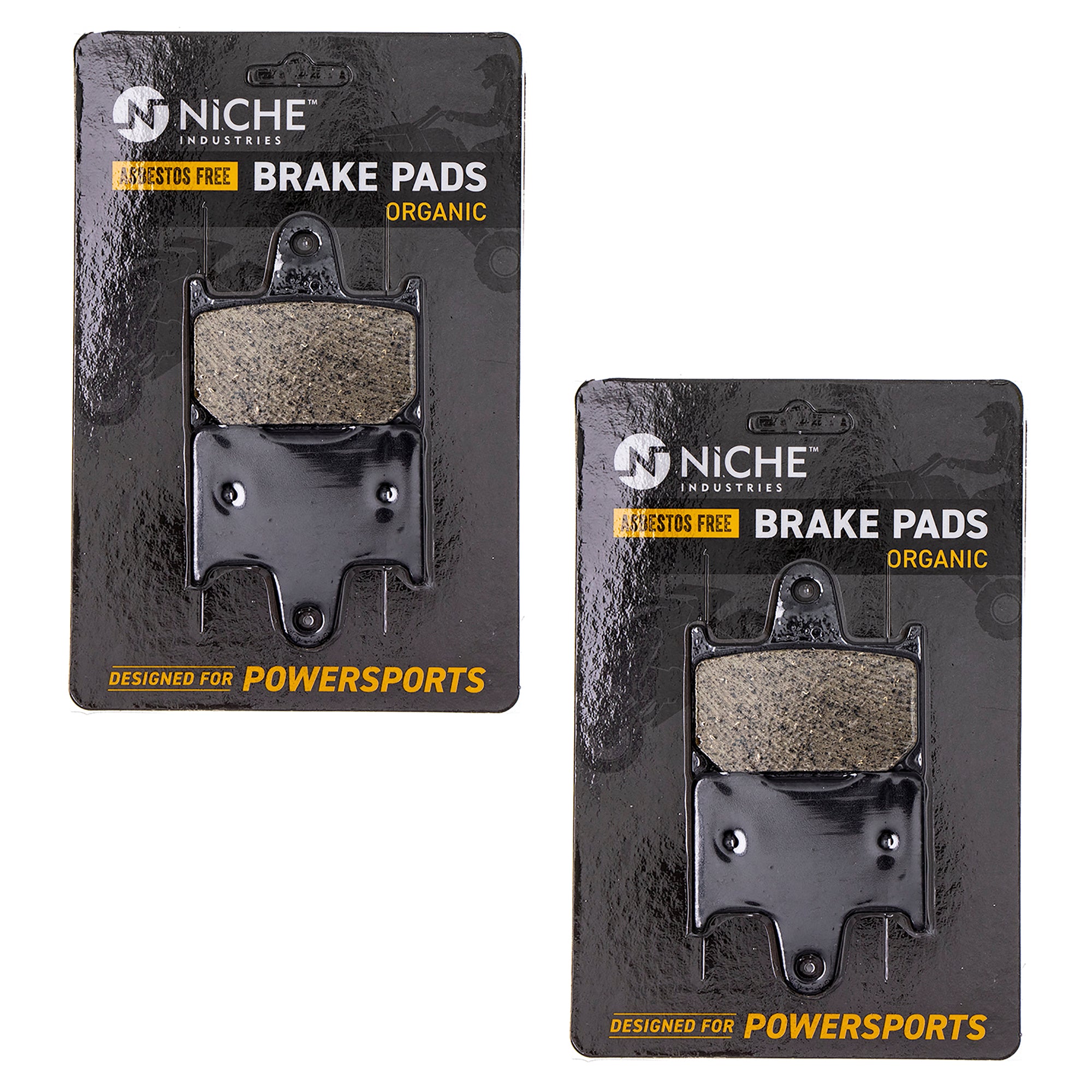Rear Brake Pads Set 2-Pack for zOTHER Suzuki Kawasaki Honda Harley Davidson Sportster NICHE 519-KPA2417D