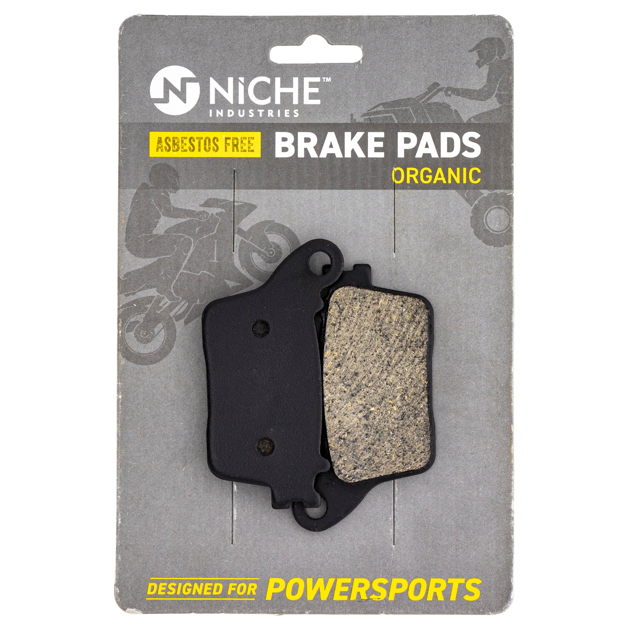 NICHE MK1002607 Brake Pad Kit Front/Rear for zOTHER Kawasaki Honda