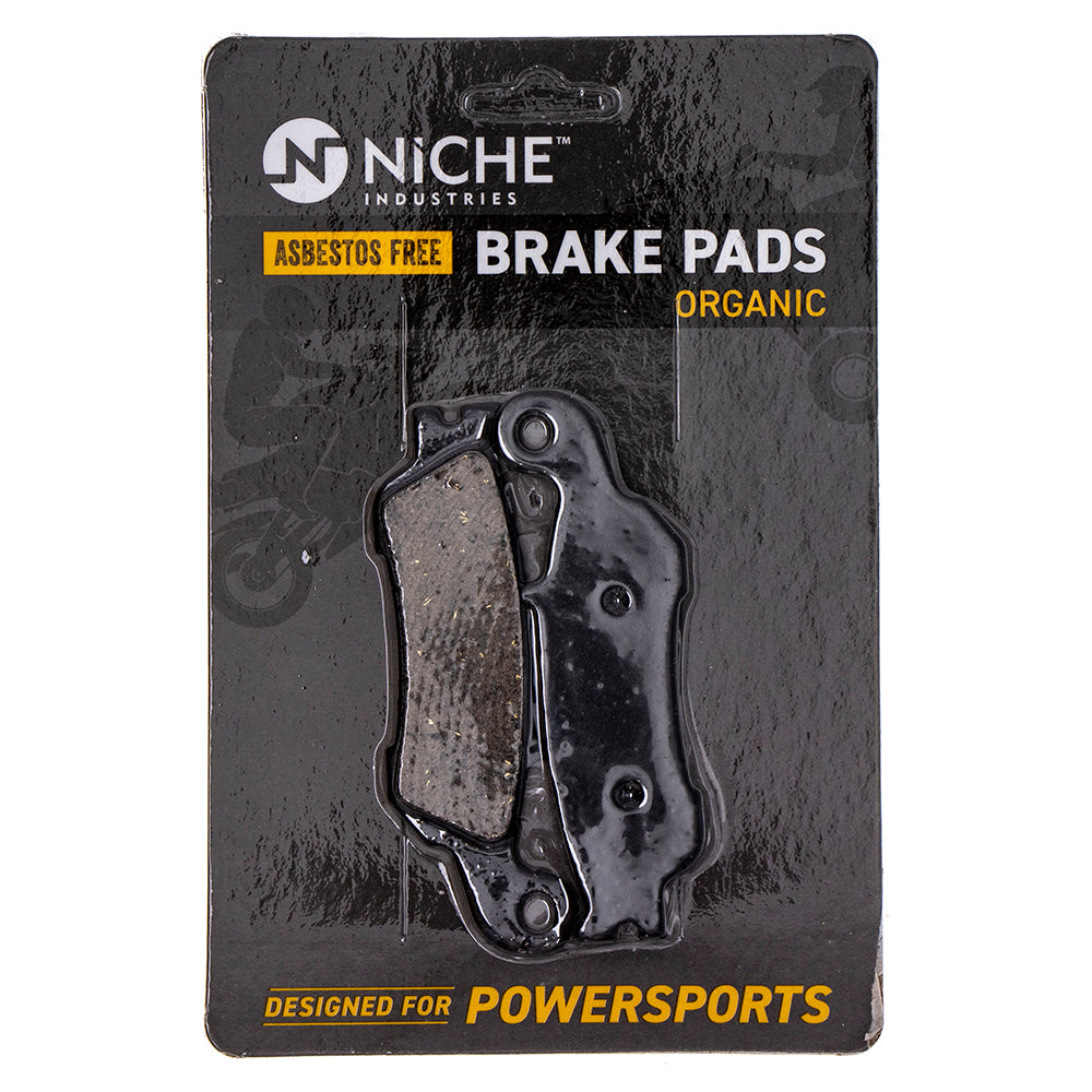 Front Organic Brake Pad Set for zOTHER Yamaha YZ450FX YZ450F YZ250X YZ250FX NICHE 519-KPA2419D