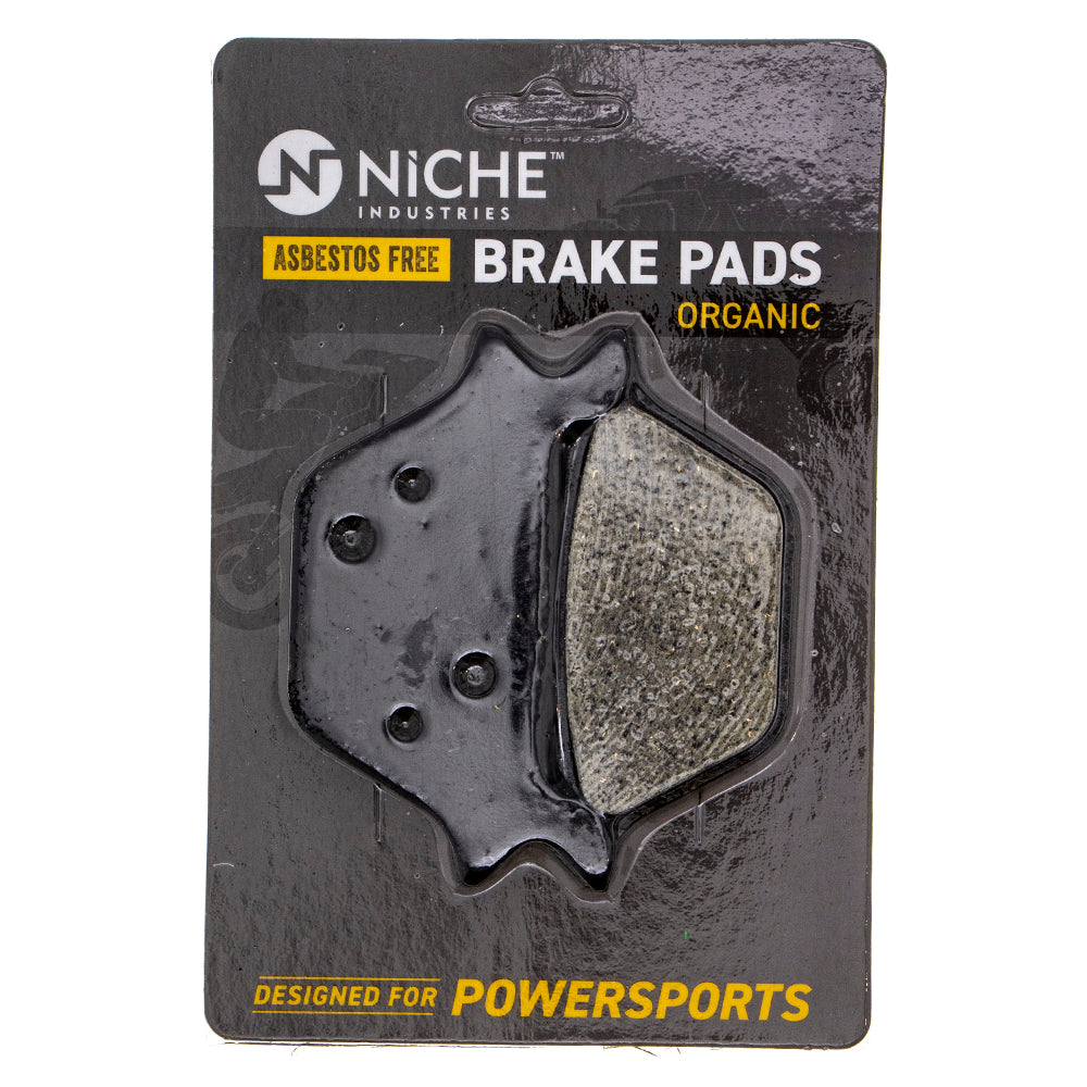 Rear Organic Brake Pad Set for Harley Davidson Sportster Softail Night Heritage 44209-87D NICHE 519-KPA2410D