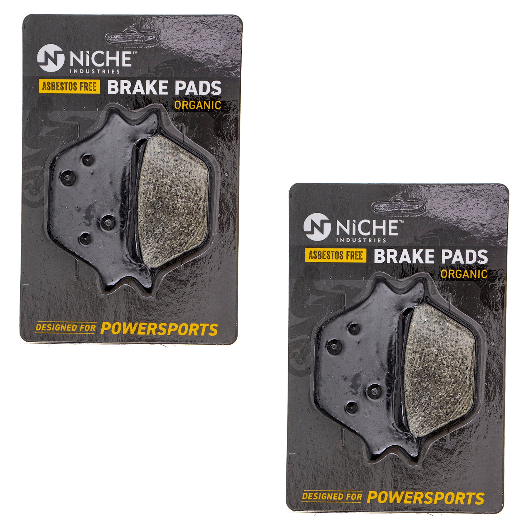 Rear Brake Pads Set 2-Pack for Harley Davidson Sportster Softail Night Heritage 44209-87D NICHE 519-KPA2410D