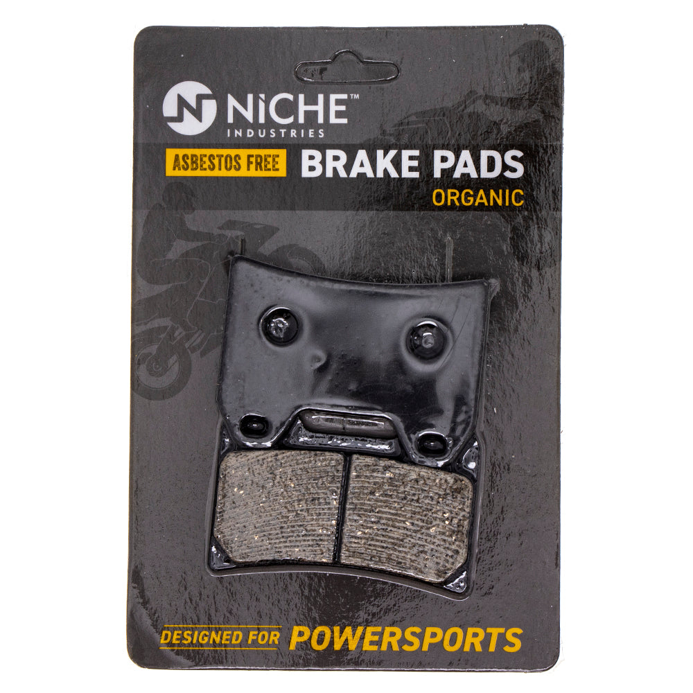 Front Rear Organic Brake Pad Set for zOTHER Victory Polaris KTM BMW Vegas Touring NICHE 519-KPA2526D