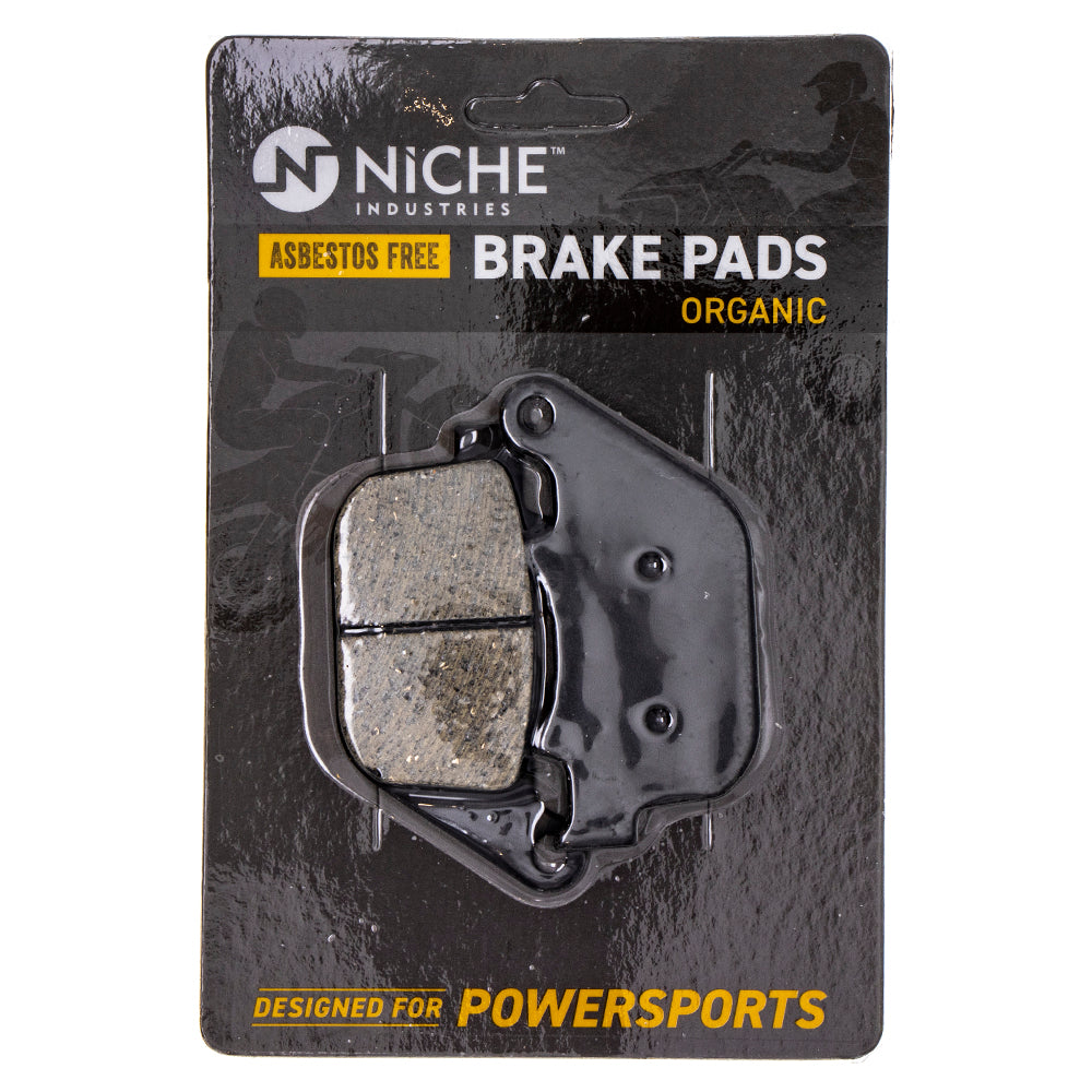 Organic Brake Pads for Harley Davidson Sportster Seventy Iron Forty 42029-07 42836-04A NICHE 519-KPA2527D
