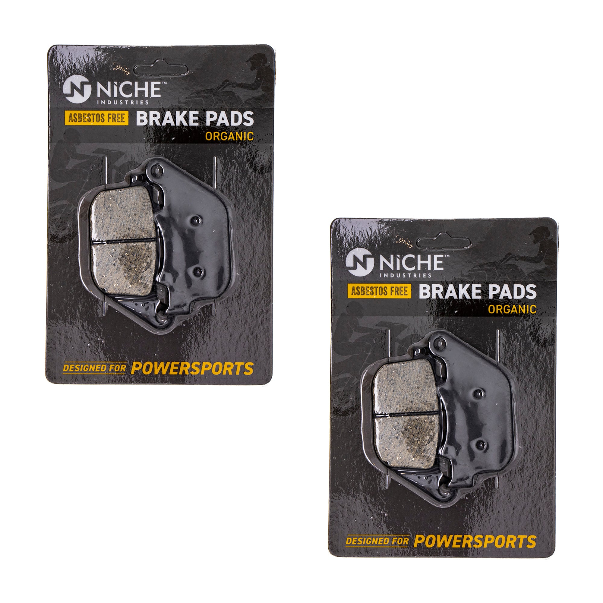 Rear Brake Pads Set 2-Pack for Harley Davidson Sportster Seventy Iron Forty 42029-07 NICHE 519-KPA2527D