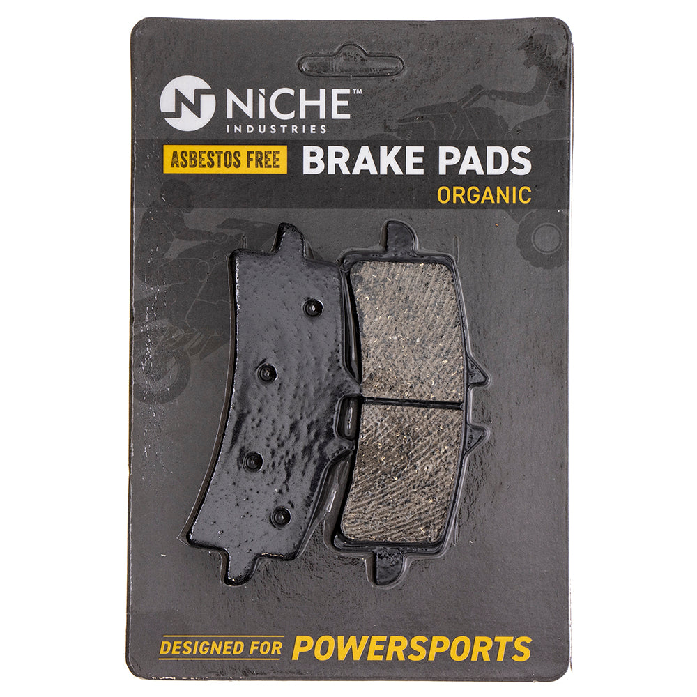 Front Organic Brake Pad Set for zOTHER Triumph Suzuki KTM Kawasaki Husqvarna Poulan NICHE 519-KPA2520D