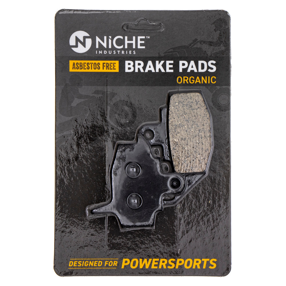 Front Organic Brake Pad Set for Kawasaki KLR650 43082-1078 NICHE 519-KPA2533D