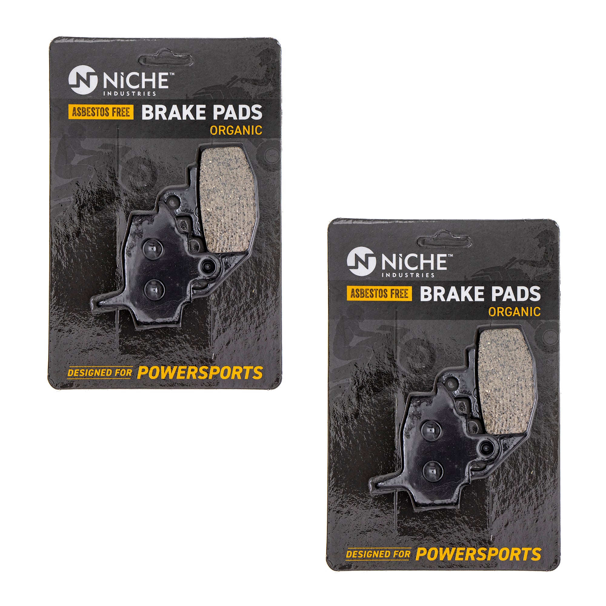 Front Brake Pads Set 2-Pack for Kawasaki KLR650 43082-1078 NICHE 519-KPA2533D