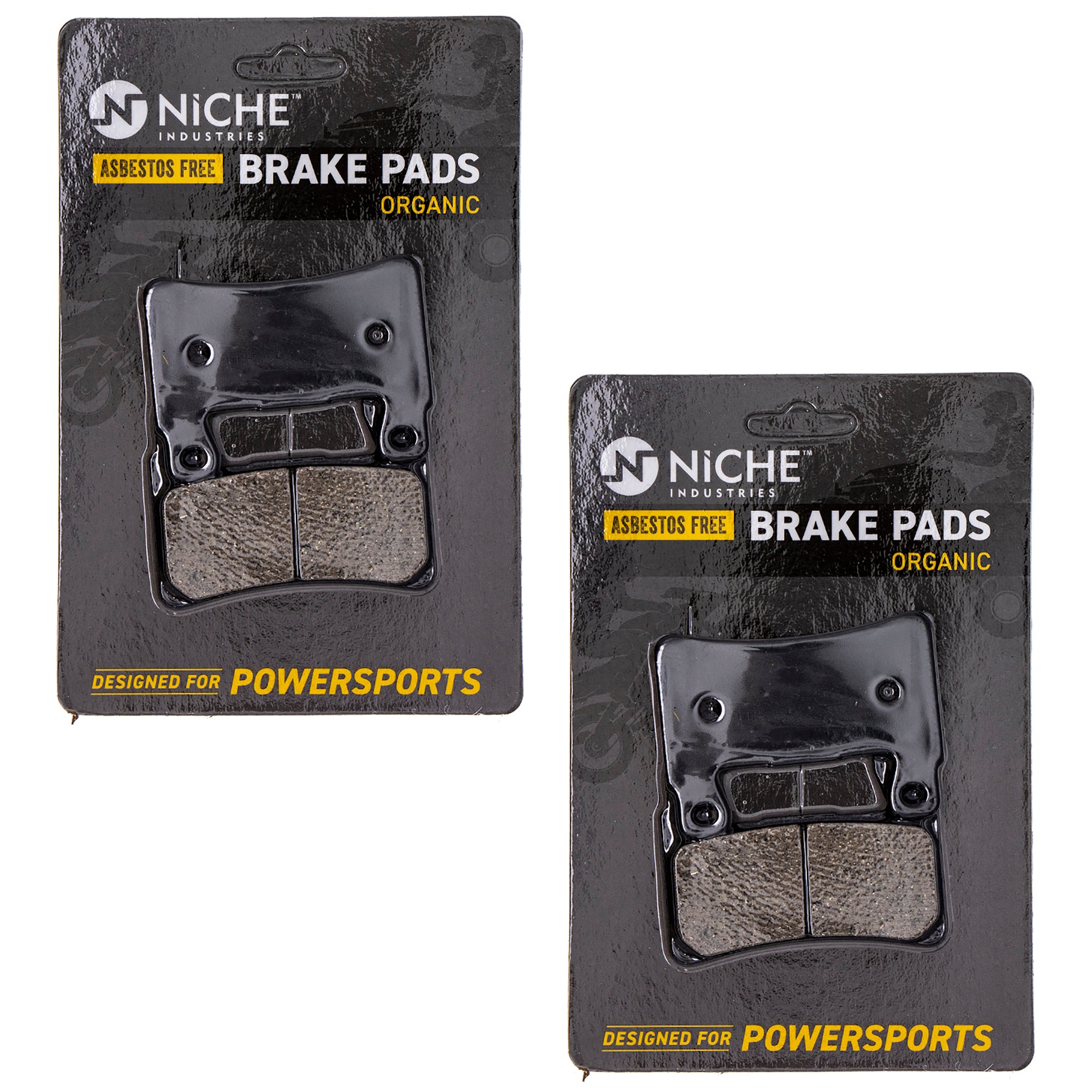 Front Brake Pads Set 2-Pack for zOTHER Kawasaki Honda Harley Davidson Street Sport Softail NICHE 519-KPA2535D