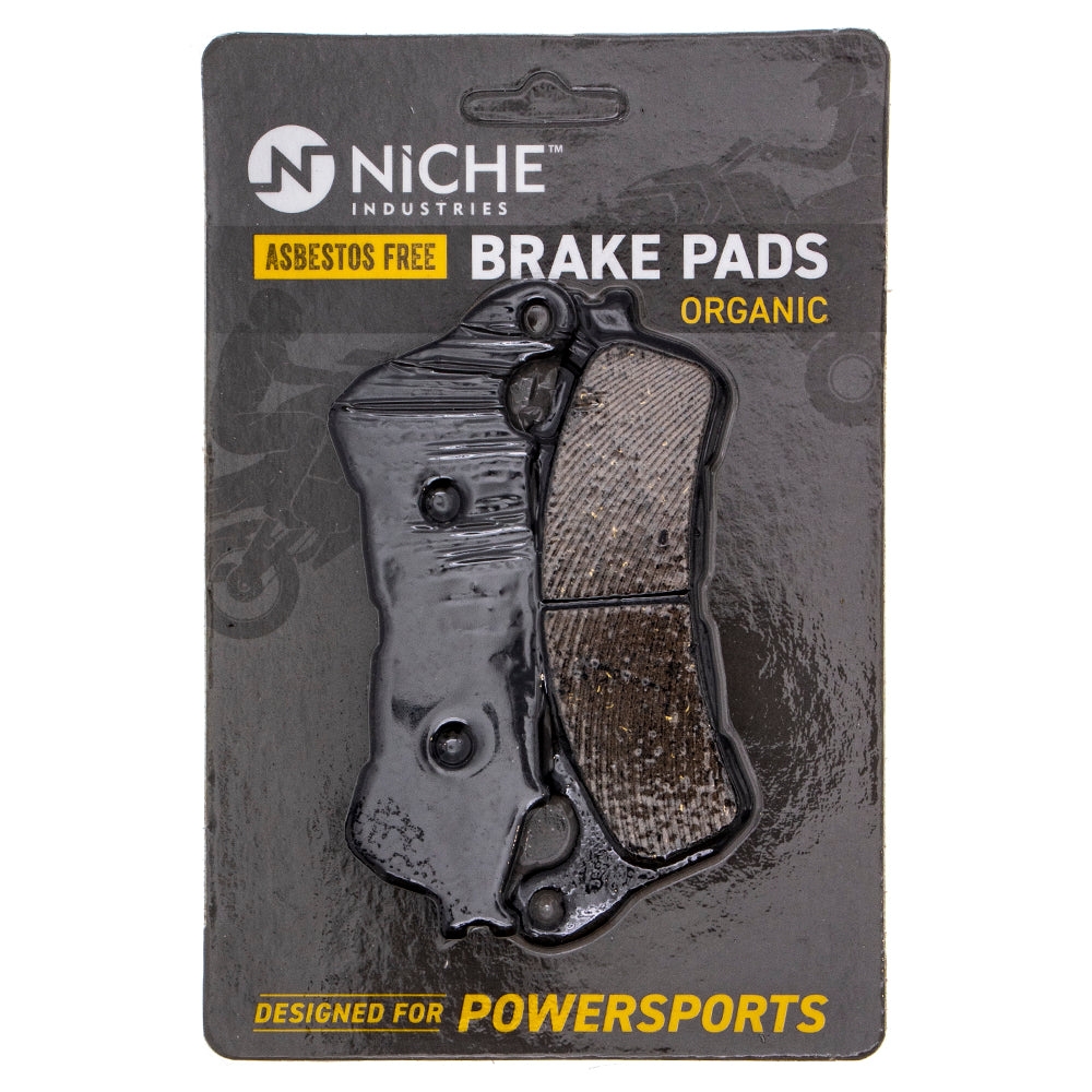 Front Rear Organic Brake Pad Set for zOTHER Honda Stateline ST1300 Shadow Sabre NICHE 519-KPA2536D