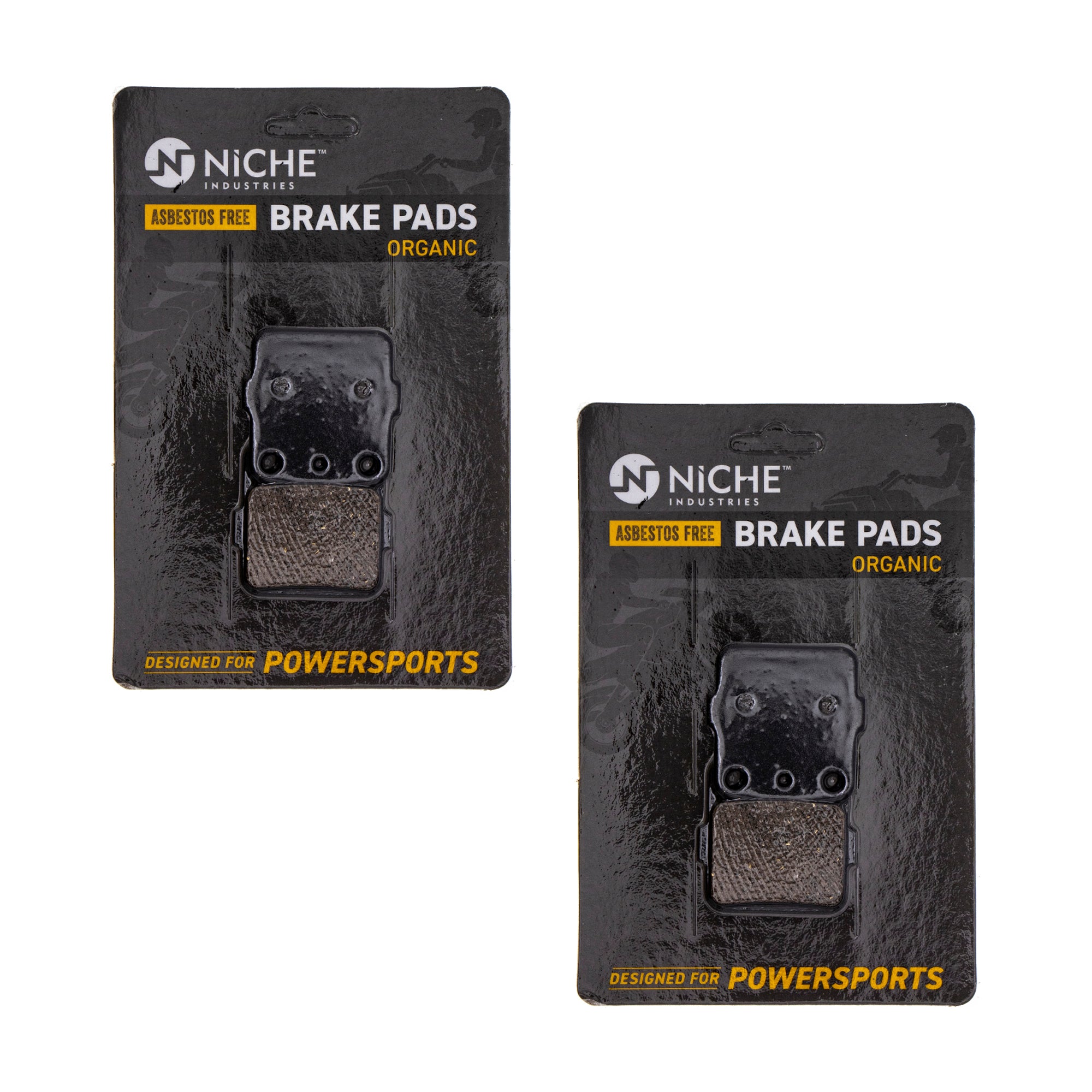 Rear Brake Pads Set 2-Pack for Yamaha YZ85 YZ80 PW50 4ES-W0046-50-00 5PA-W0046-50-00 NICHE 519-KPA2537D