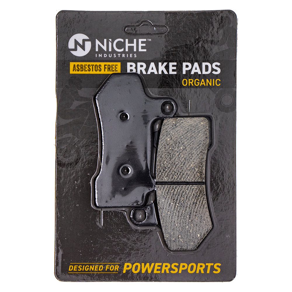 Front Rear Organic Brake Pad Set for Harley Davidson V-Rod Ultra Tri Street 41854-08 NICHE 519-KPA2538D