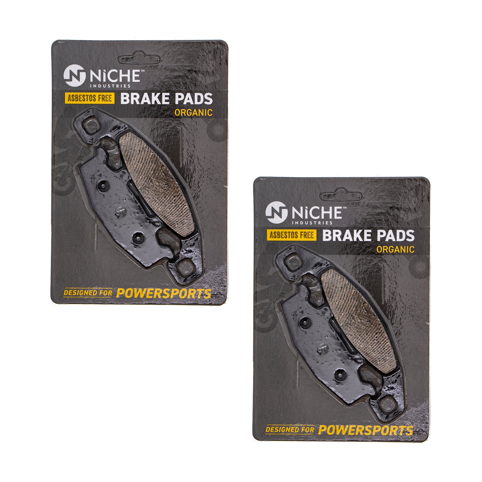 Rear Front Organic Brake Pad Set 2-Pack for zOTHER Kawasaki Zephyr Ninja Concours NICHE 519-KPA2539D