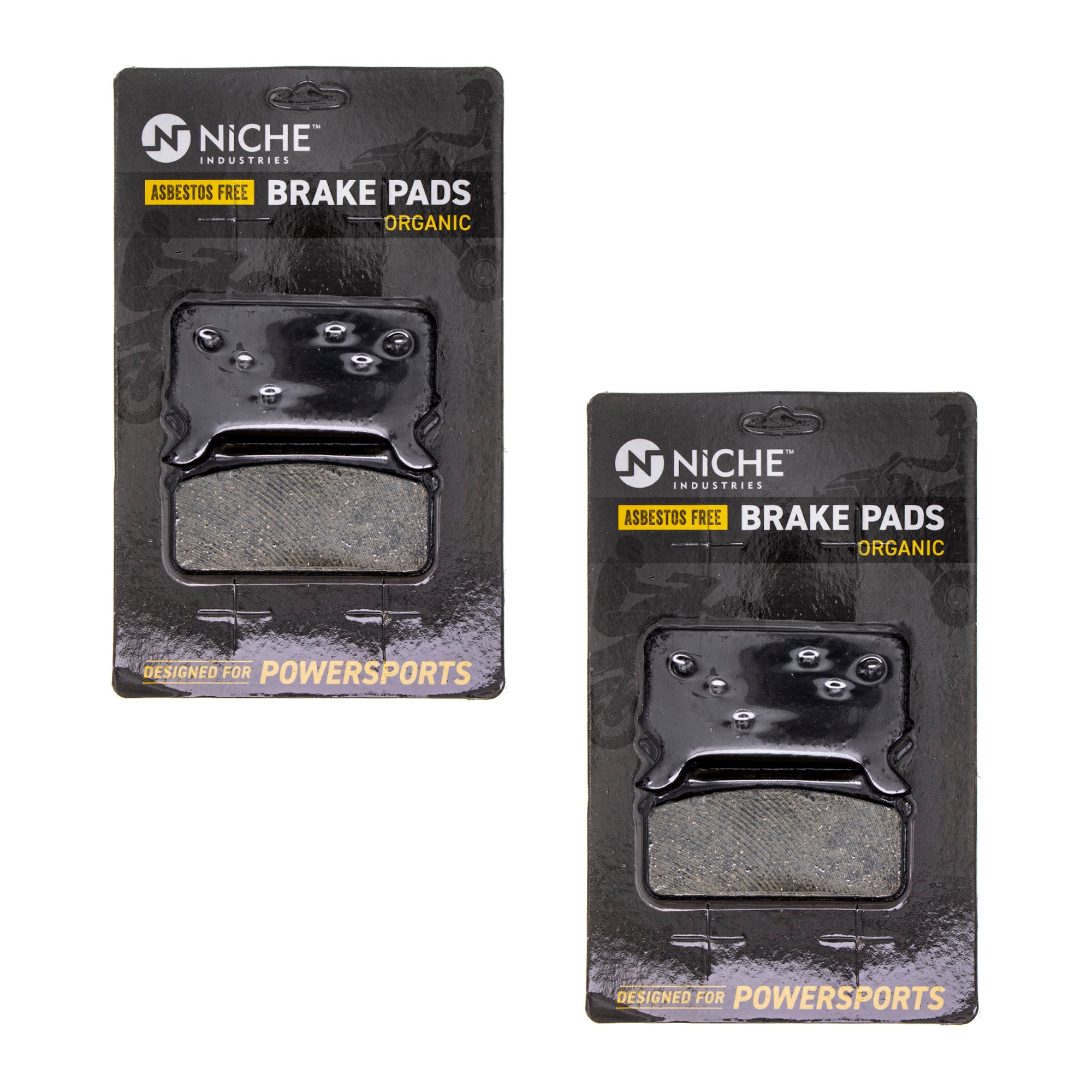 Rear Brake Pads Set 2-Pack for zOTHER Polaris Harley Davidson XCR XCF XC WideTrak 2201430 NICHE 519-KPA2543D