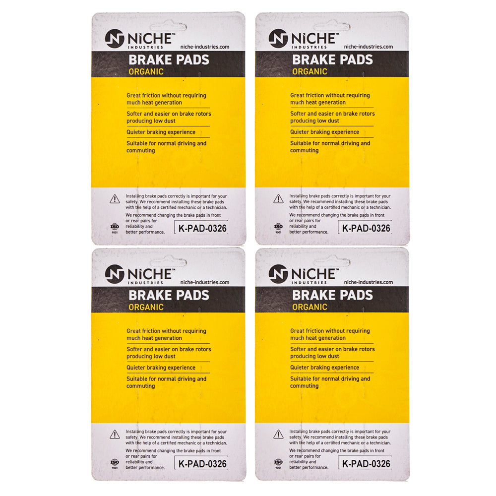 NICHE 519-KPA2548D Front Brake Pads Set 4-Pack for zOTHER Triumph BMW