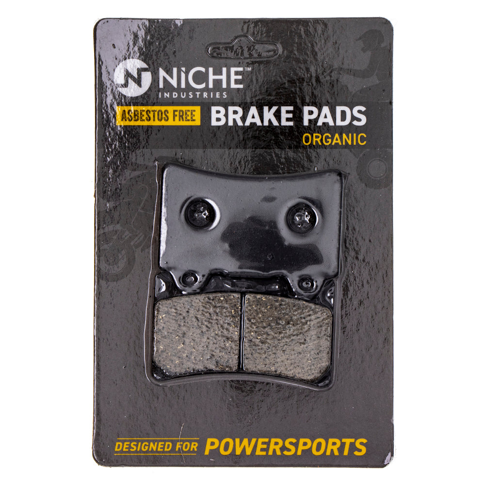 Front Rear Organic Brake Pad Set for zOTHER Yamaha TDM850 Royal Road FZR750R NICHE 519-KPA2549D