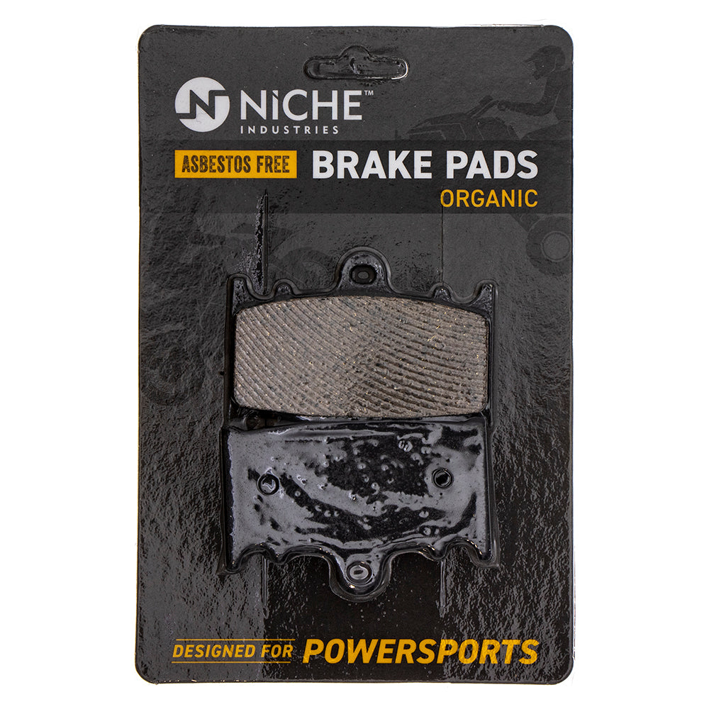 Front Rear Organic Brake Pad Set for zOTHER Suzuki Kawasaki ZZR600 ZR1100 Vulcan Versys NICHE 519-KPA2540D