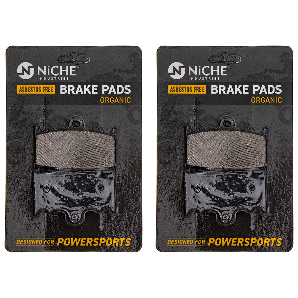 NICHE MK1002701 Brake Pad Kit Front/Rear for zOTHER Kawasaki Ninja
