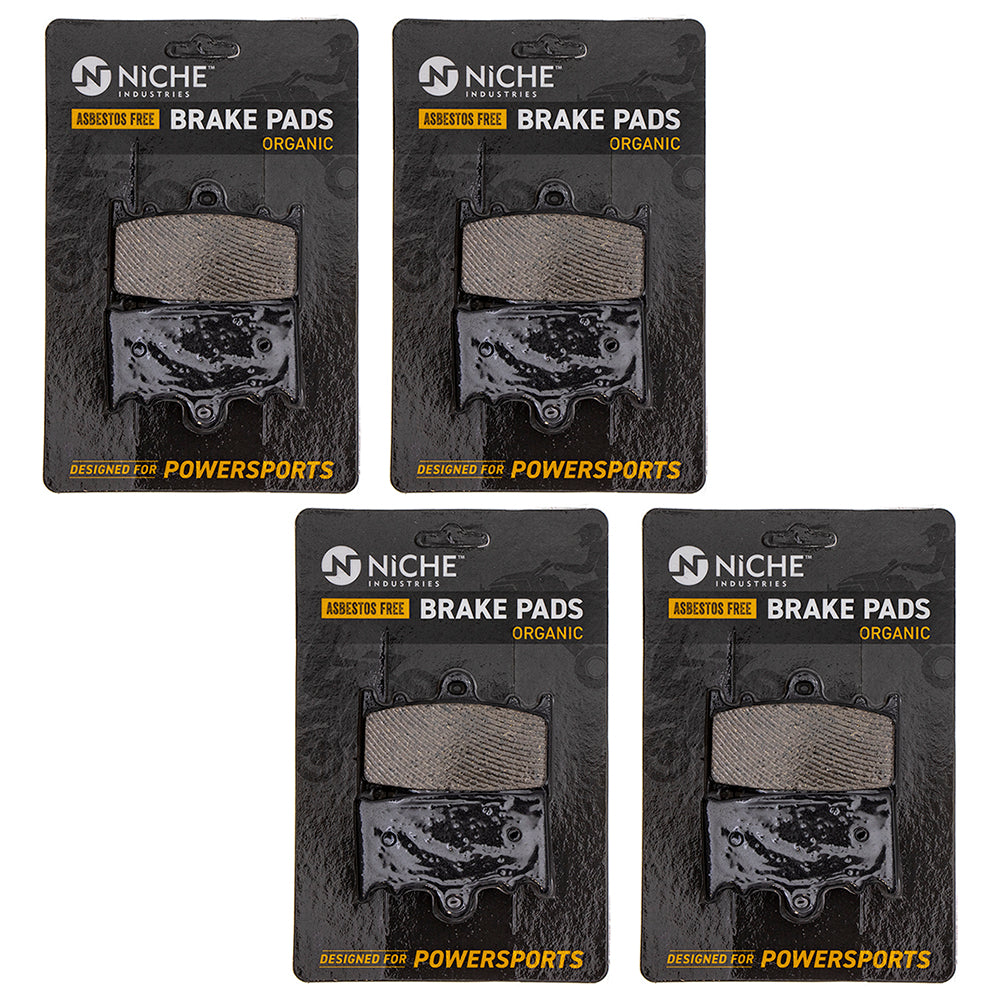 Brake Pad Set (Front & Rear) 4-Pack for zOTHER Suzuki Kawasaki ZZR600 ZR1100 Vulcan Versys NICHE 519-KPA2540D