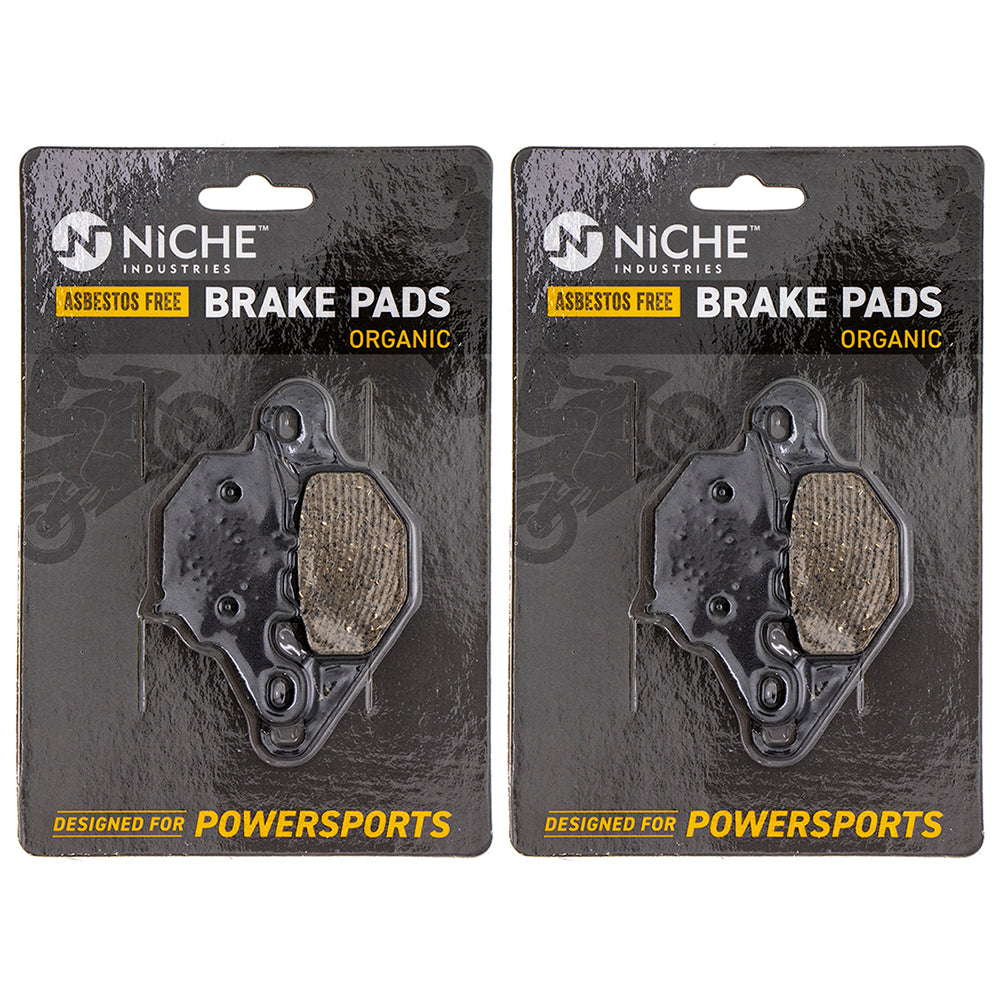 Front Brake Pads Set 2-Pack for Suzuki Kawasaki RM85L RM85 RM80 KLX125L 59301-20870 NICHE 519-KPA2541D