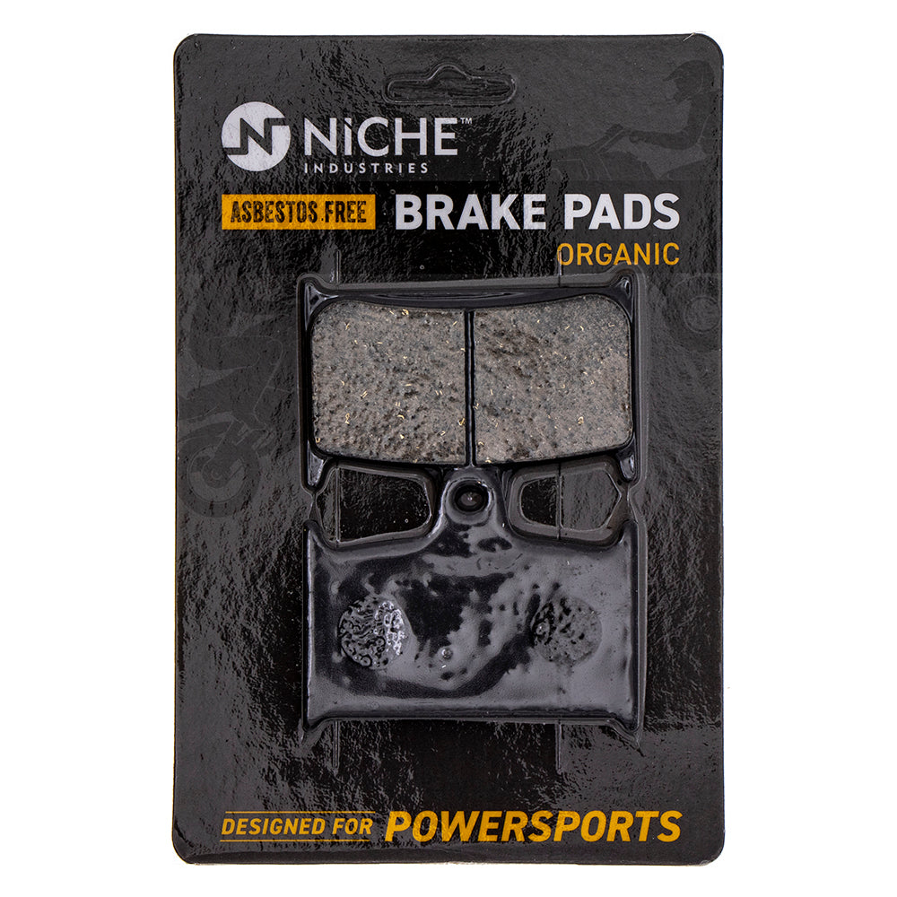 Front Organic Brake Pad Set for Triumph TT600 Tiger Thunderbird Sprint T2020393 T2020245 NICHE 519-KPA2552D