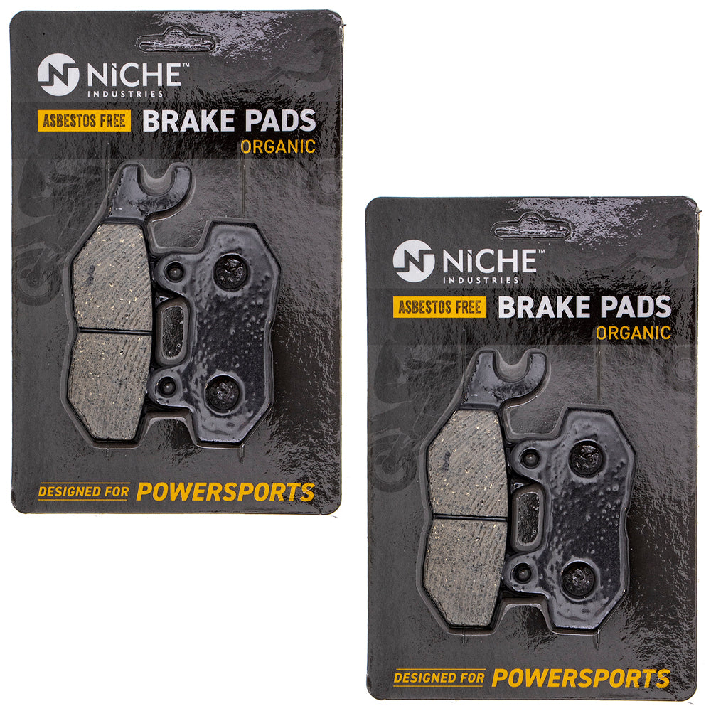 Organic Brake Pad Set 2-Pack for Triumph Tiger Thruxton Street Sprint NICHE 519-KPA2553D