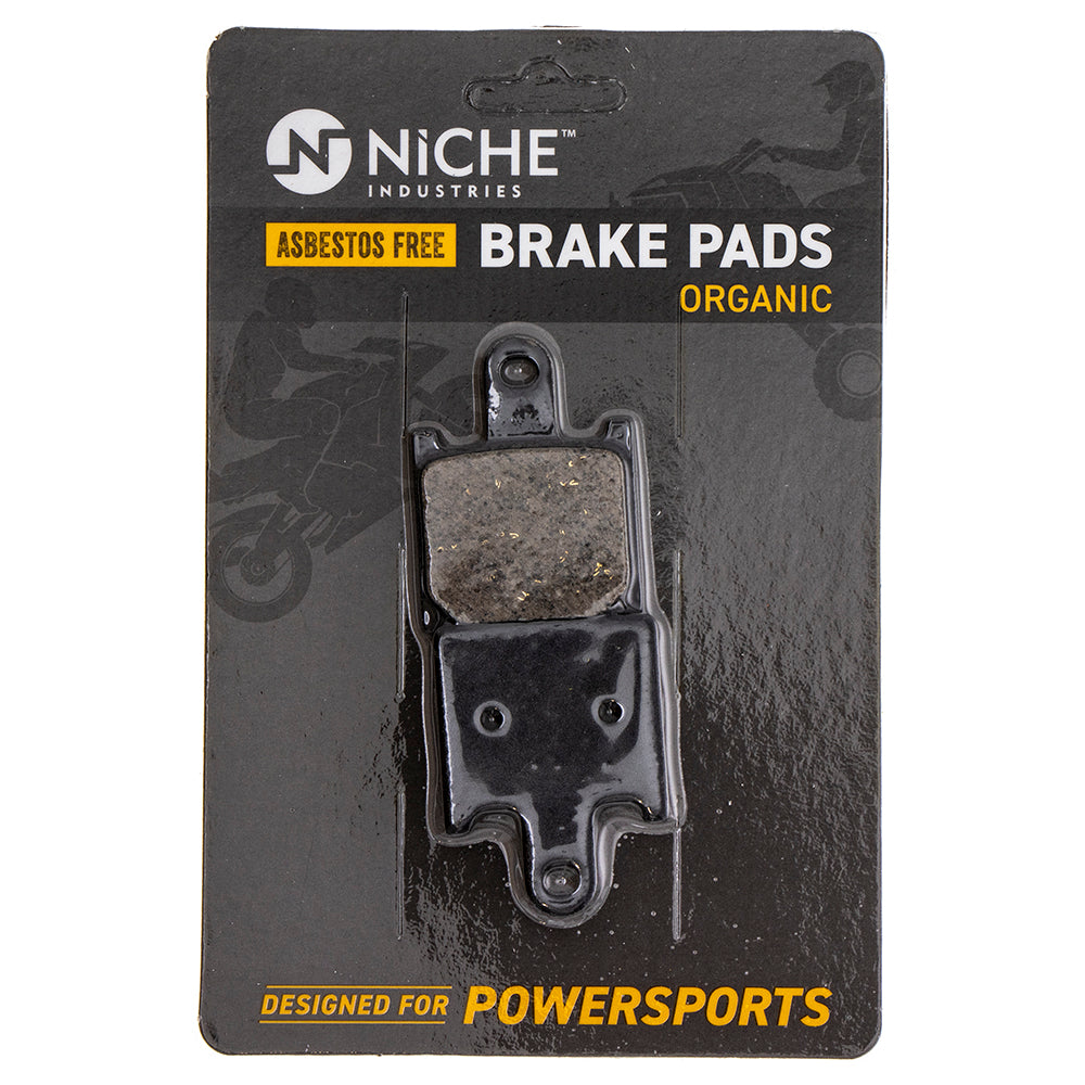 Front Organic Brake Pad Set for zOTHER Kawasaki Z1000 Ninja Concours 43082-0072 43082-0071 NICHE 519-KPA2554D