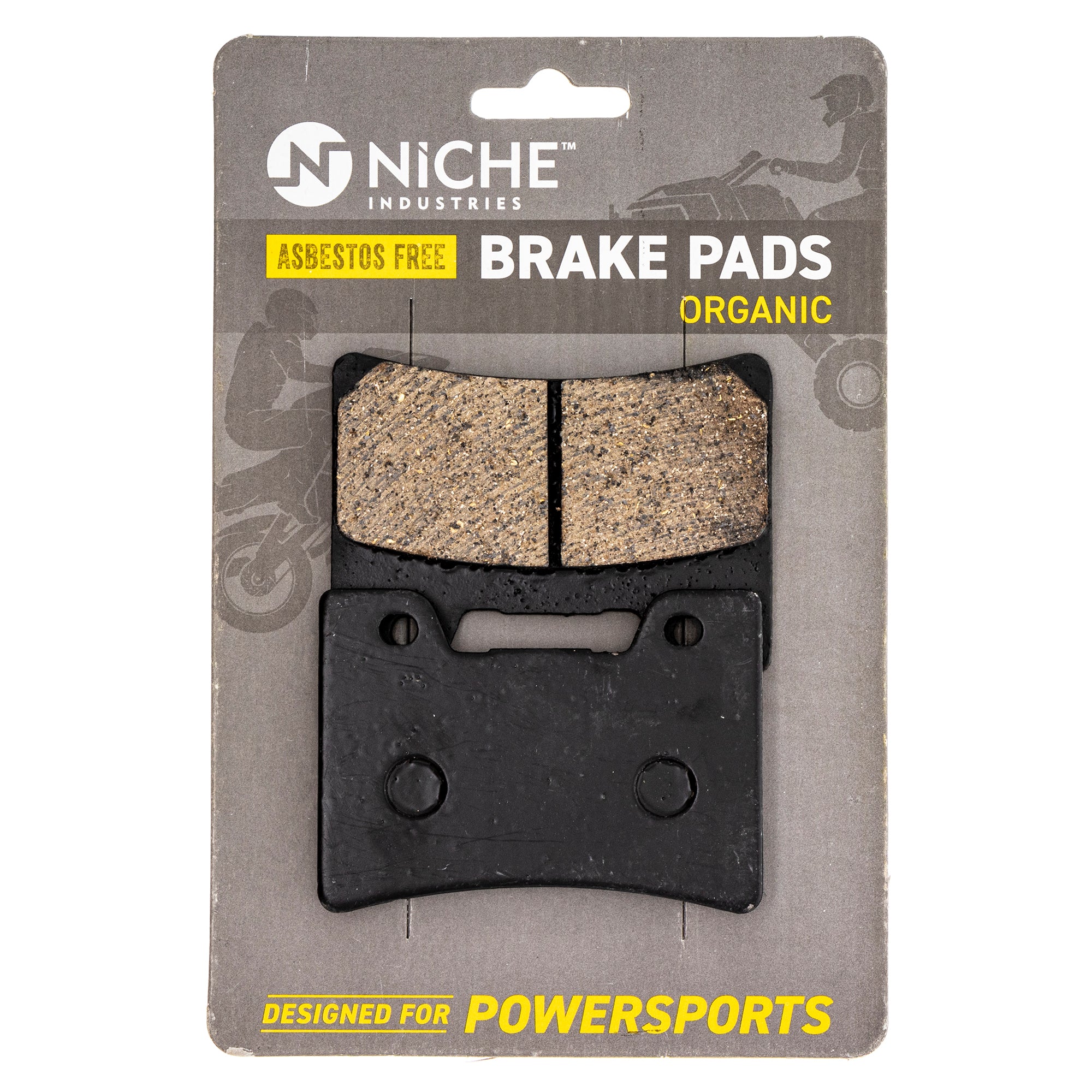 Front Organic Brake Pad Set for zOTHER Yamaha YZF600R Vmax FZR600R FZR1000 3GM-W0045-03-00 NICHE 519-KPA2555D