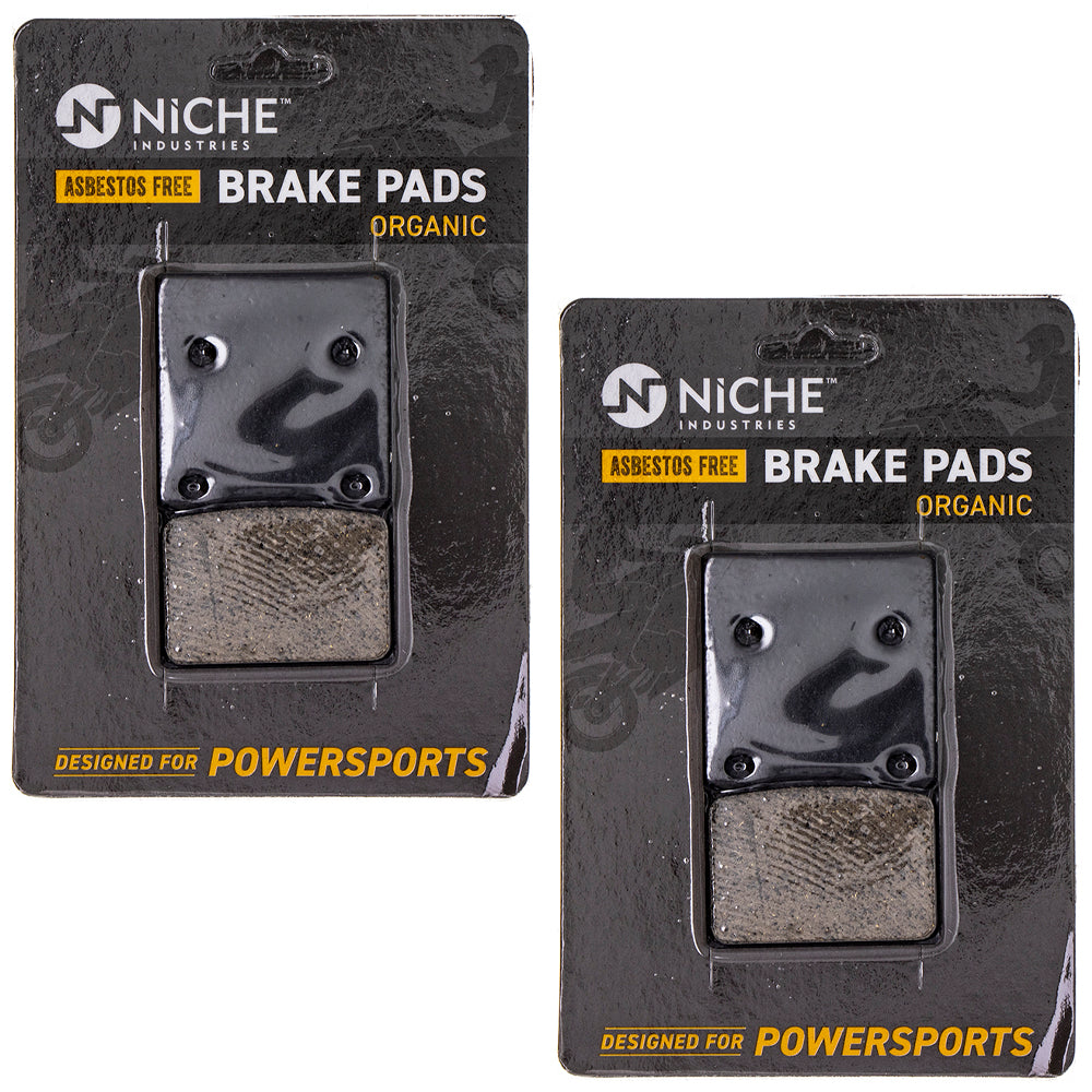 Rear Brake Pads Set 2-Pack for Kawasaki ZRX1200R ZRX1100 ZR1200 Ninja 43082-1200 NICHE 519-KPA2556D