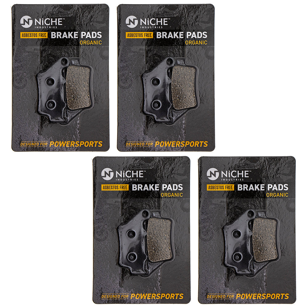 Rear Brake Pads Set 4-Pack for KTM Husqvarna Poulan Craftsman AYP RedMax Vitpilen 701 690 NICHE 519-KPA2557D