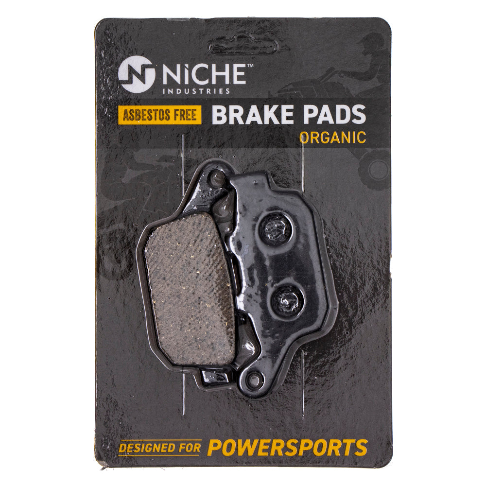 Rear Organic Brake Pad Set for Triumph Kawasaki Z900 Z800 Versys Tiger T2020602 43082-0117 NICHE 519-KPA2559D