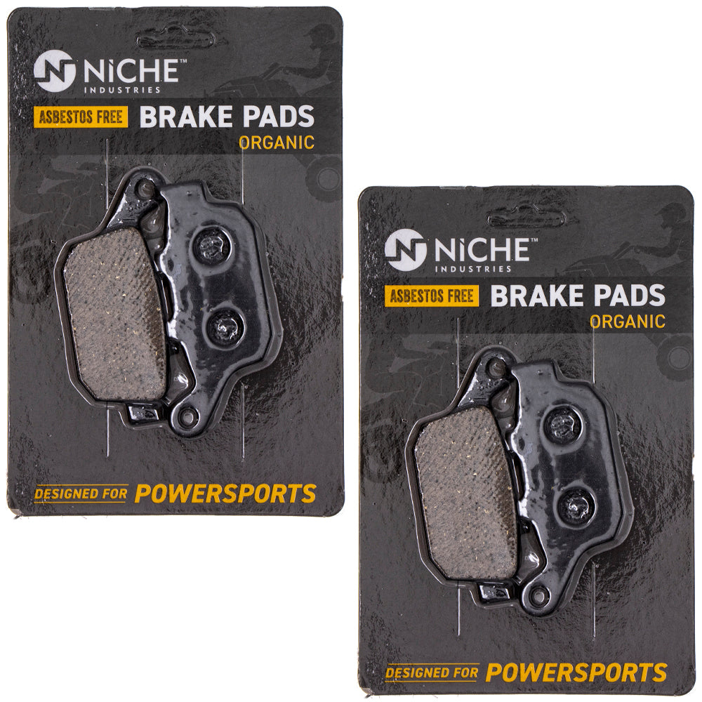 Rear Brake Pads Set 2-Pack for Triumph Kawasaki Z900 Z800 Versys Tiger T2020602 43082-0117 NICHE 519-KPA2559D