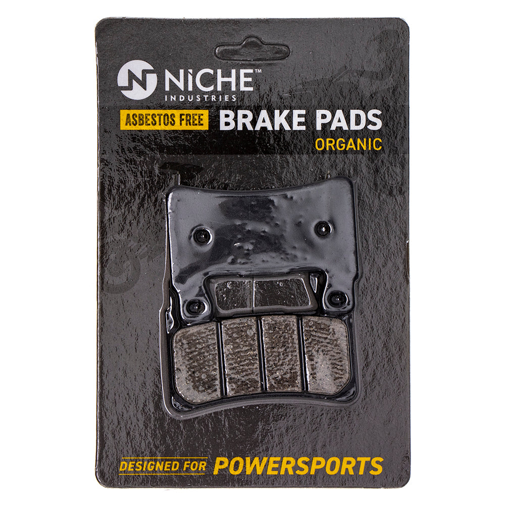 Front Organic Brake Pad Set for zOTHER Honda Valkyrie RC51 CBR900RR 06455-MAS-E01 NICHE 519-KPA2550D