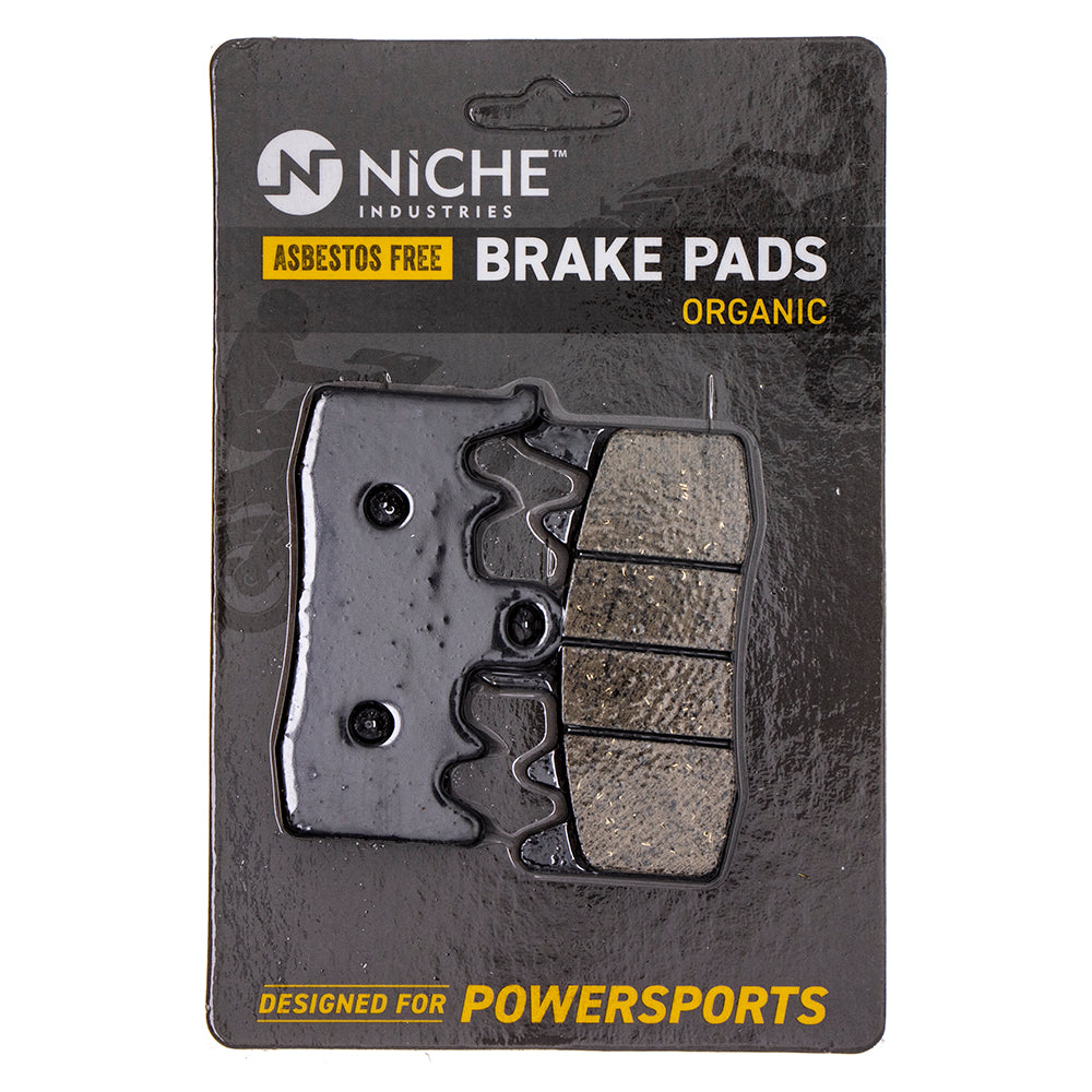 Front Organic Brake Pad Set for zOTHER Triumph Ducati BMW XDiavel Tiger S1000XR R1200RT NICHE 519-KPA2551D