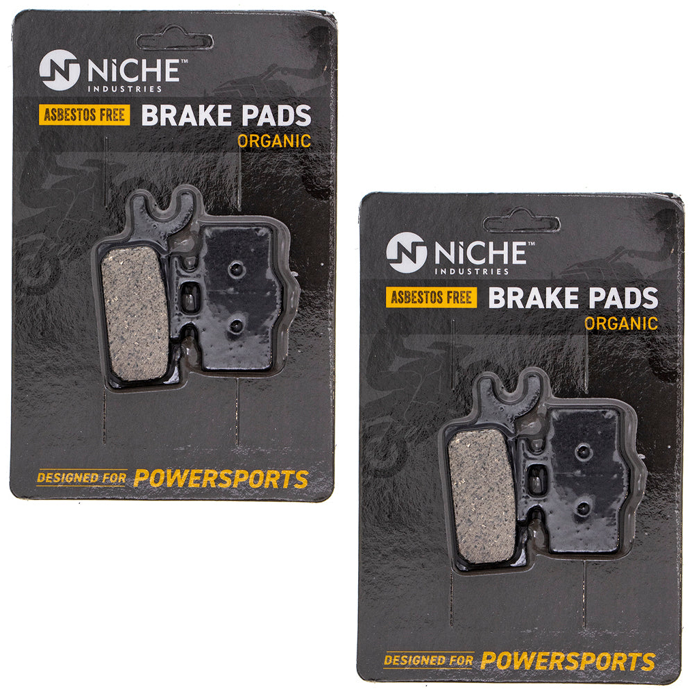 Front Organic Brake Pad Set 2-Pack for zOTHER Kawasaki KX65 43082-1242 43082-0042 NICHE 519-KPA2566D