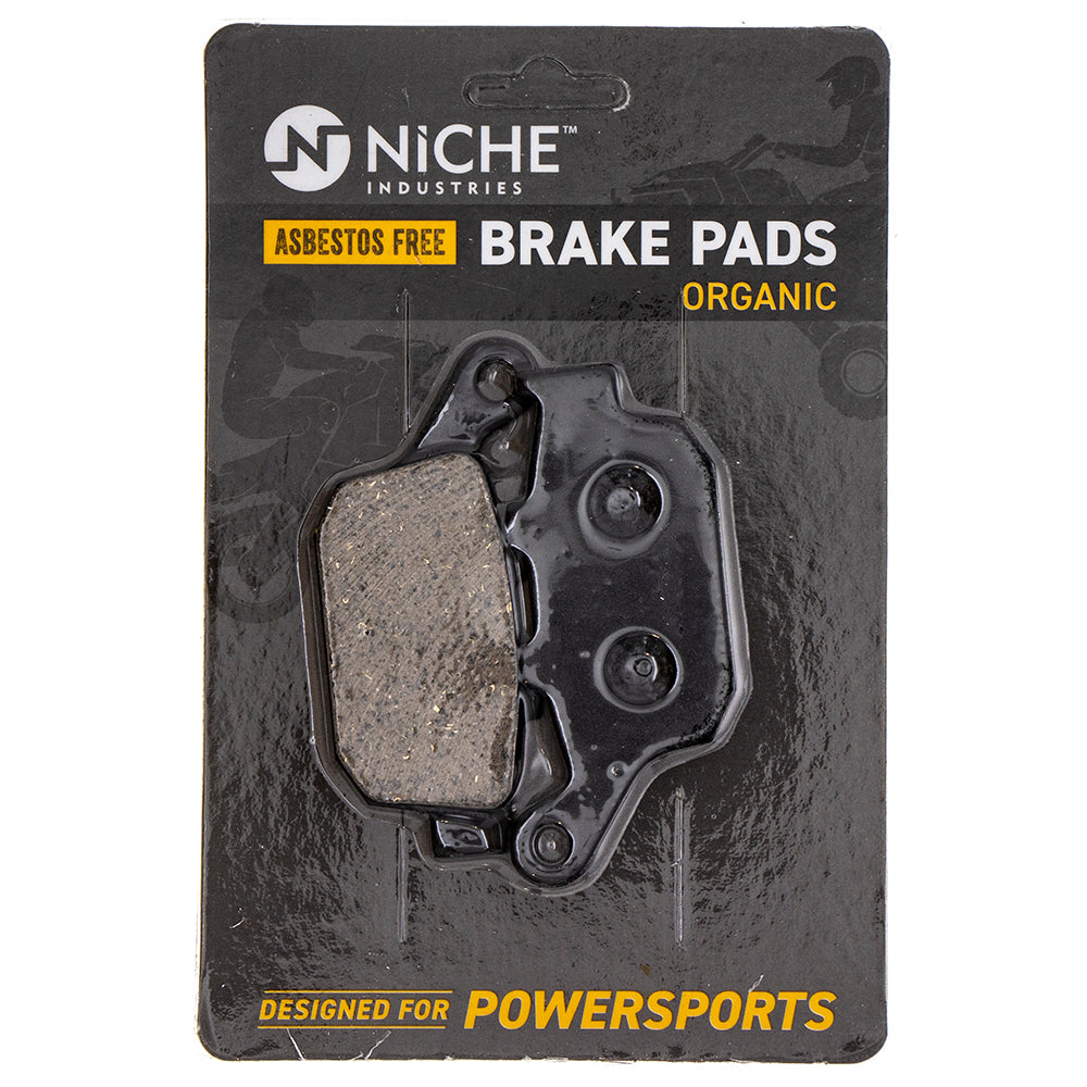 Rear Organic Brake Pad Set for Suzuki Honda SV650X SV650 GW250F GW250 06435-KYJ-901 NICHE 519-KPA2567D