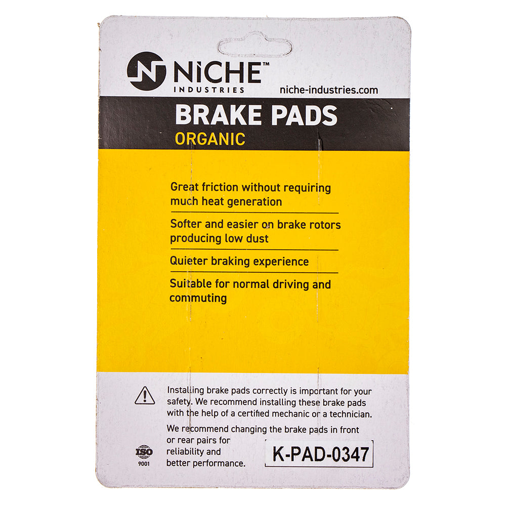 NICHE 519-KPA2569D Organic Brake Pads for Yamaha Triumph FJR1300