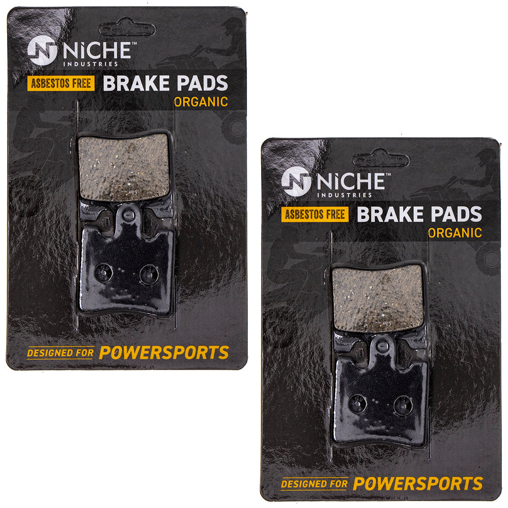 Front Brake Pads Set 2-Pack for Yamaha Triumph FJR1300 3P6-W0045-00-00 T2022395 NICHE 519-KPA2569D