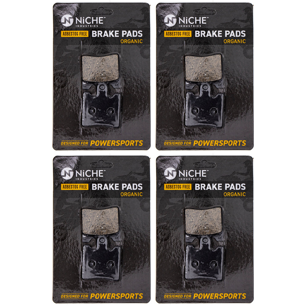 Front Brake Pads Set 4-Pack for Yamaha Triumph FJR1300 3P6-W0045-00-00 T2022395 NICHE 519-KPA2569D
