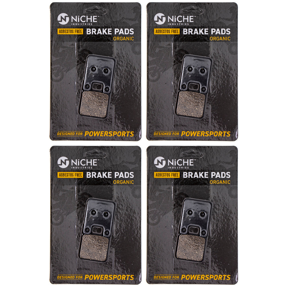 Front Organic Brake Pad Set 4-Pack for KTM 65 60 46013016000 NICHE 519-KPA2577D
