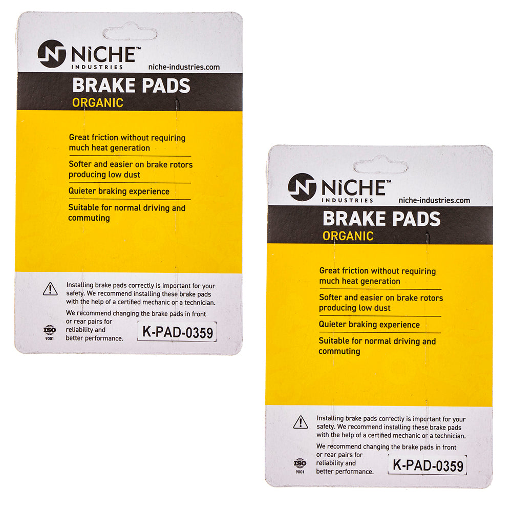 NICHE 519-KPA2571D Front Brake Pads Set 2-Pack for zOTHER Triumph KTM