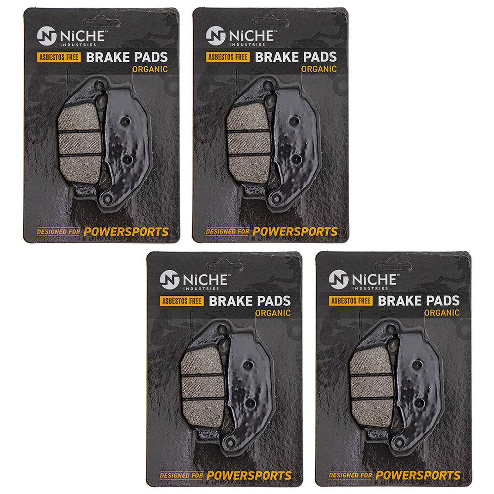 Rear Brake Pads Set 4-Pack for zOTHER Honda CRF300LS CRF300L CRF250L 06435-KZZ-901 NICHE 519-KPA2586D