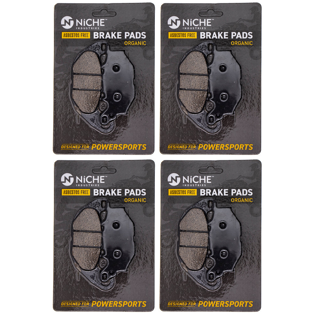 Front Brake Pads Set 4-Pack for Yamaha YZF MT-03 1WD-25805-00-00 NICHE 519-KPA2588D